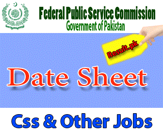 fpsc Date Sheet 2024 class Essay, English (Precis & Composition), General Knowledge-I (Everyday Sciece), General Knowledge-II (Current Affairs), General Knowledge-III (Pakistan Affairs), Islamiat, Accountancy & Auditing, Economics, Business Administration, Public Administration, Political Science, Agriculture, Forestry, Sociology, Journalism, Pure Mathematics, Applied Mathematics, Computer Science, Statistics, Physics, Geology, Geography, Chemistry, Botany, Zoology, Islamic History & Culture, History of Pak. & India, British History, European History, History of the U.S.A., Law, Constitutional Law, Mercantile Law, Muslim Law & Jurisprudence, International Law, International Relations, Philosophy, Psychology including Experimental Psychology, Sindhi, Pushto, Punjabi, Balochi, English Literature, Urdu, Persian, Arabic